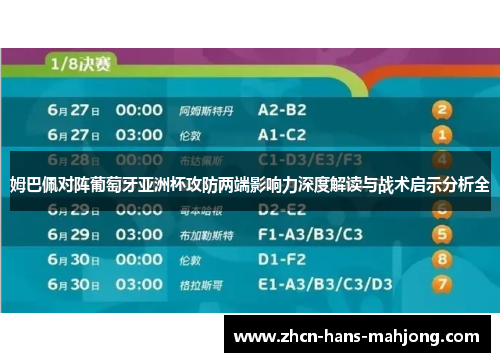 姆巴佩对阵葡萄牙亚洲杯攻防两端影响力深度解读与战术启示分析全
